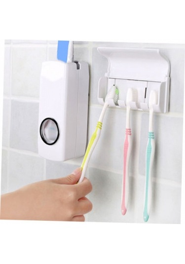 Diş Macunu Sıkacağı Fırçalık Çok Renkli