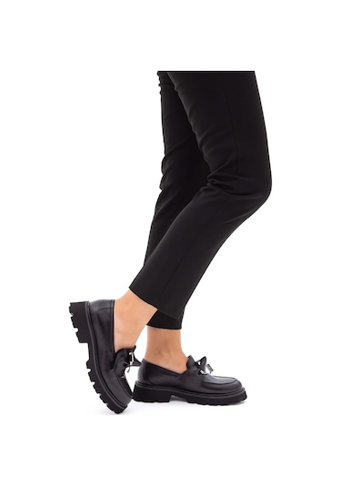 Tamer Tanca Kadın Hakiki Deri Siyah Loafer Ayakkabı 33 1004 Bn Ayk Sk22/23 Sıyah Siyah Tamer Tanca Kadın Hakiki Deri Siyah Loafer Ayakkabı 33 1004 Bn Ayk Sk22/23 Sıyah Siyah