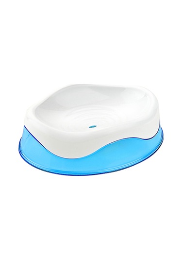 Biyomak Çift Renkli Ergonomik Kristal Sabunluk Beyaz