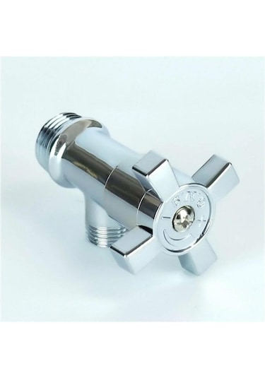 Gms Mk111 Yıldız Kromlu Aç Kapa Taharet Musluğu Ara Musluk Krom