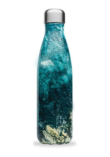 Qwetch QD3438 Özel Tasarımlı Isı Yalıtımlı 500 ML Termos - Deniz Desenli