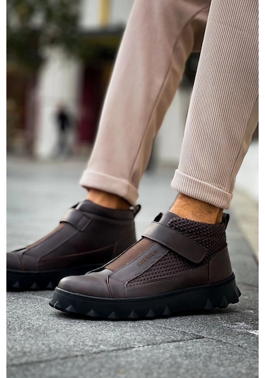 Ch103 - Cst Pyramid Long Erkek Bot Kahve Çok Renkli