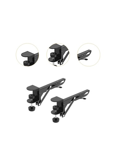 Homyl 2 Adet Masa Genişletici Kelepçesi Evrensel Klavye Tepsisi