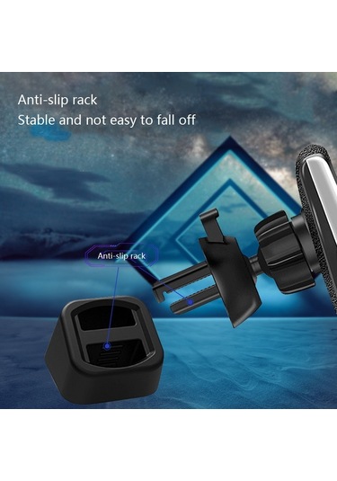 Sones Parça Araç Telefonu Tutucu Tabanı Universal Araç Hava Çıkış Klipsi Braket Tabanı, Renk: Rose Gold Reflektif