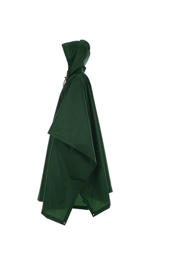 Leezsing Çok Amaçlı Ordu Yeşili Yağmurluk: Kamp Çadırı, Güneşlik Ve Su Geçirmez Seyahat Arkadaşı Ordu Yeşili Yeşil