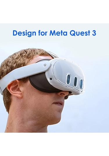Meta Quest 3 Pc Koruyucu Kabuk İçin, Stil: 7'si 1 Arada Parıltılı Şeffaf Mavi