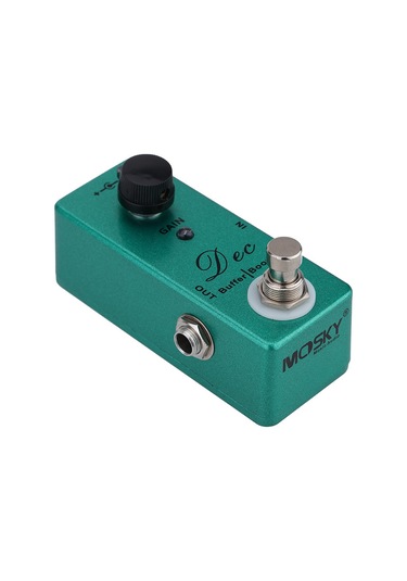 Yaozixa Elektro Gitar Buför Ve Güçlendirici Efekt Pedalı - Tam Metal Kasa, Temiz Tonda Güç Artırma, Doğru Bypass, Tek Düğme Kontrolü