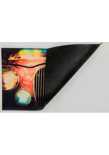 Araba Desenli Kauçuk İç Ve Dış Kapı Önü Paspası 40x70