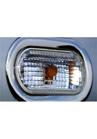 Vw Volkswagen Transporter T5 Uyumlu Sinyal Çerçeve 2 Parça 2010-2014 Paslanmaz Krom