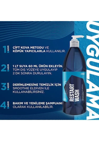 Gyeon Q²m Restartwash Seramik Kaplama Ppf Yenileyici Asidik Şampu
