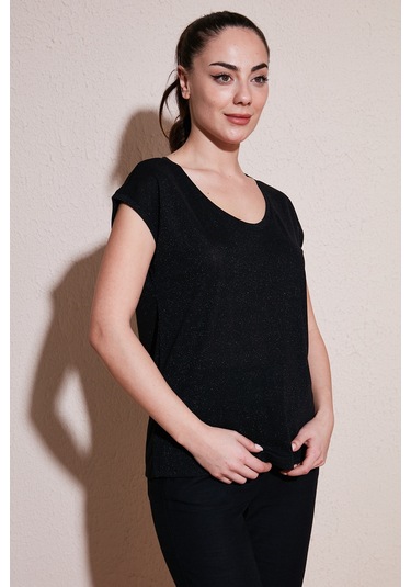 Fashion Friends Bayan Bluz 25y0202k1 Siyah Siyah