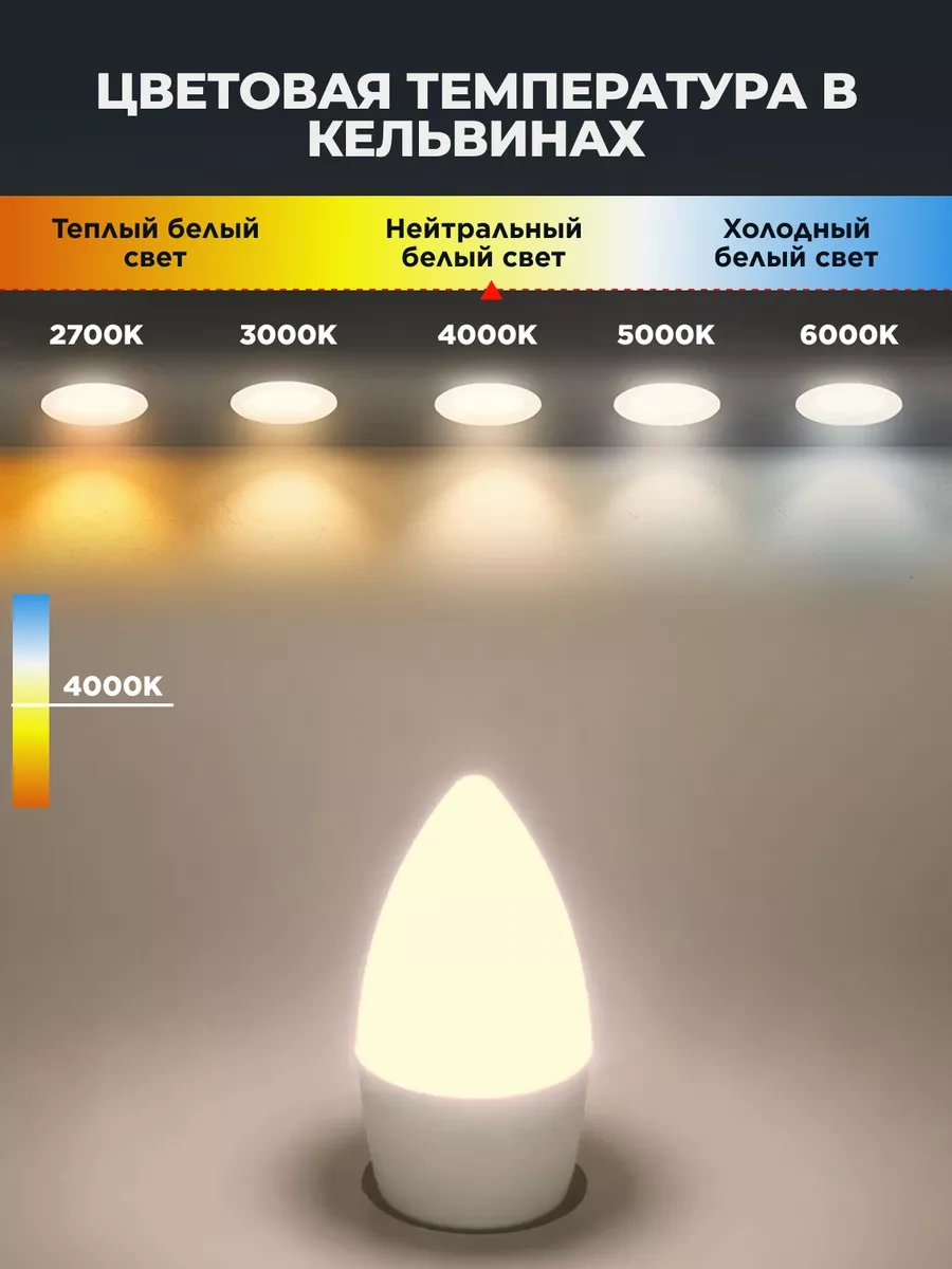 Generica E14 10w 4000k Led Beyaz Işık Ampuller 10 Adet 237570064