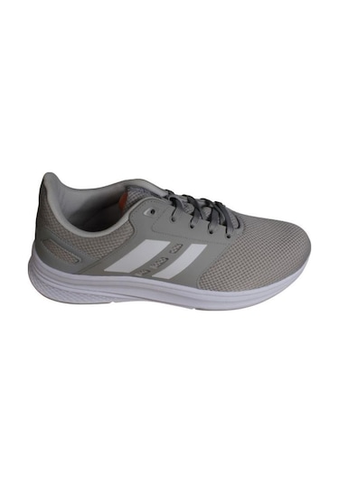 Jump Kadın Beyaz Gri Siyah Fileli Memory Konfor Taban Sneaker Spor Ayakkabı Gri