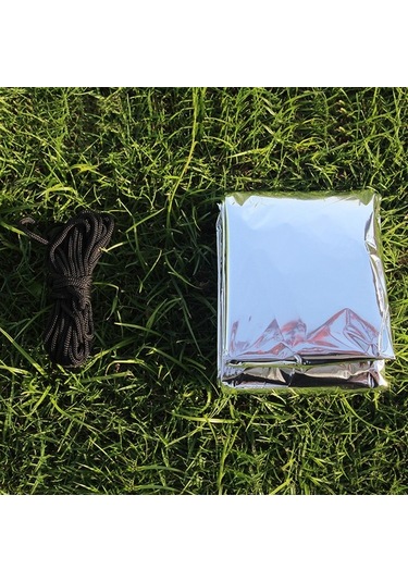 Strade Store Ilk Yardım Acil Hayatta Kalma Uyku Battaniye Çadır Çantası Yansıtıcı Barınak Kırmızı