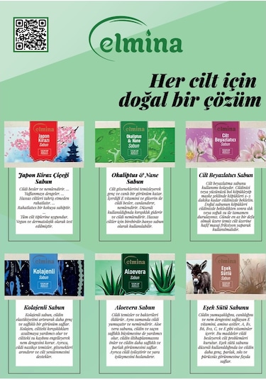 Elmina Sabun Alovera Doğal Sabun 100 Gr