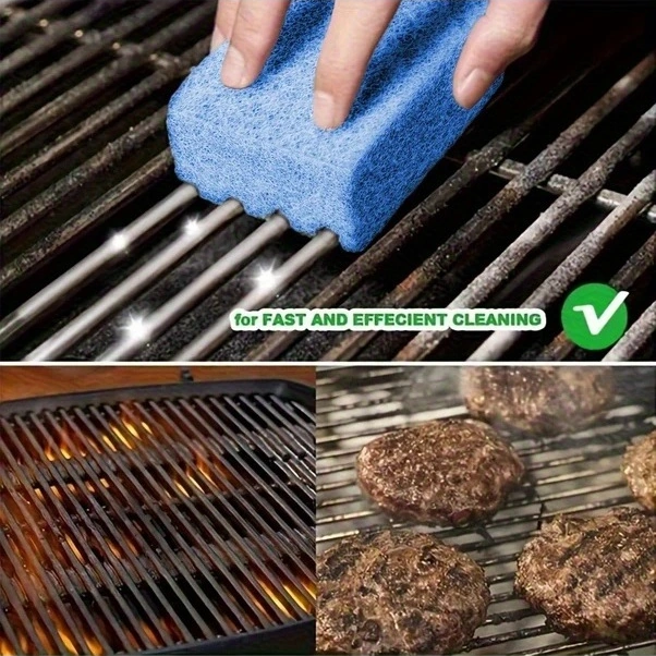 Trendooze Mavi 6 Parça Bbq Temizlik Fırçası - Kamp & Izgara İçin Sunshine022