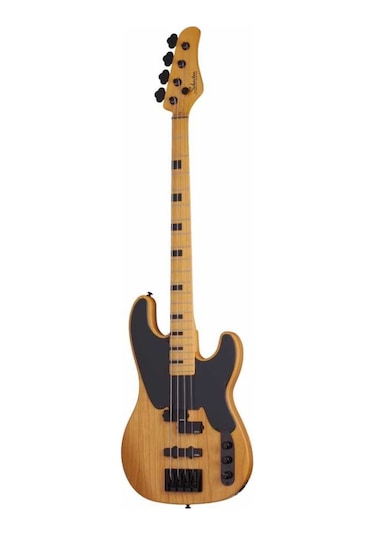 Schecter Model-t Session Bas Gitar Aged Natural Satin