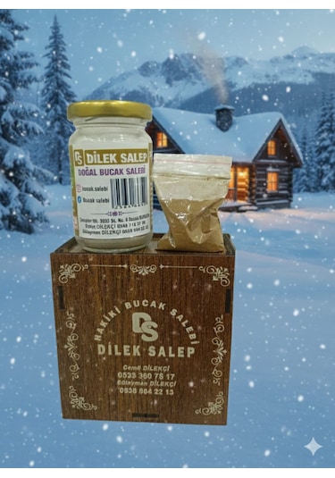 Meşhur Bucak Salebi,dilek Salep,salep 50g Hediye Kutulu,saf Salep