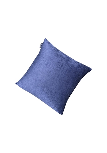 4'lü Kadife Şönil Kırlent Kılıfı Lacivert