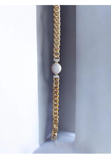 14k Gold Renkli Vip Seri Rolin Bileklik Gold