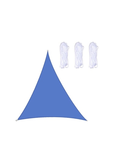 Novahub Üçgen Bahçe Güneşlik Yelken 3x3m, Su Geçirmez Anti-uv, Orange Kırmızı Kırmızı