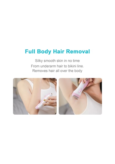 Moveevo Elektrikli Tıraş Makinesi Saç Kesme Makinesi Kadın Tüy Alma Cihazı Mor