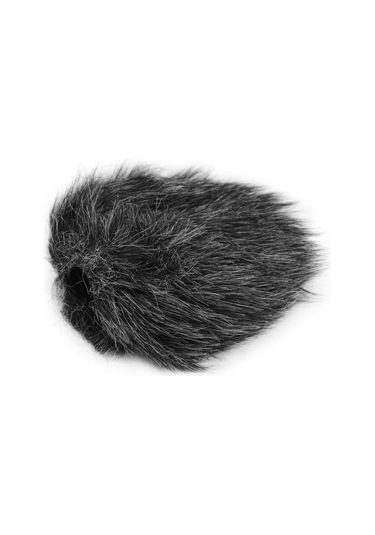 Geeroyoo Koyu Gri Tavşan Tüyü Mikrofon Rüzgar Koruması - Boya Mm1/rode Videomicro Uyumlu, Rüzgar Ve Gürültü Engeli, İç/ Dış Kullanım