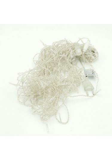 Saçak Led Işık Perde Aydınlatma 2m İç Sarkıt Yılbaşı Süsü Yeşil