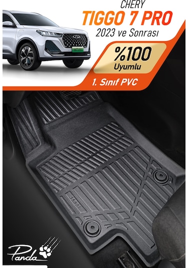 Siyah Chery Tiggo 7 Pro 2023- Sonrası 4d Havuzlu Paspas Takımı