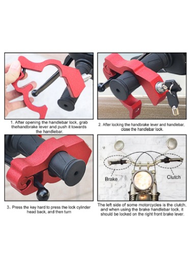 Universal Fren Manet Kilidi Gaz Kilidi Handlebar Lock