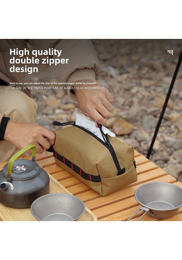 Mufunye Siyah Dışarıda Kullanıma Uygun Çok Fonksiyonlu Poşet: Kağıt Çekme, Edc Aletleri, İlk Yardım Ve Tuvalet Kağıdı Saklama Çantası Siyah