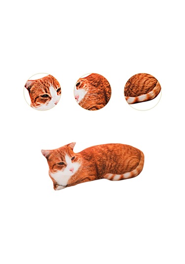 Suntek Kedi Şekilli Atma Yastık Yatak Odası Oturma Stil-c Stil C