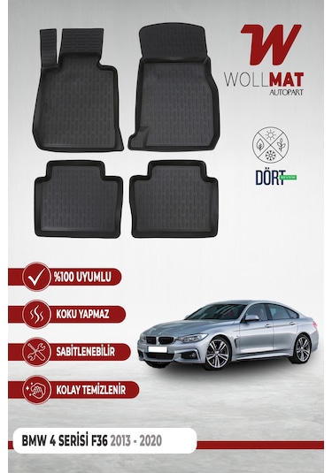 Bmw 4 Uyumluserisi F36 Paspas 2013-2020 Havuzlu Paspas Seti