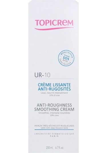Topicrem Ur-10 Anti-Roughness Smooting Cream 200 ML
