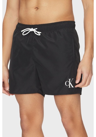 Calvin Klein Erkek Mayo Short Km0km01101 Beh Siyah Siyah