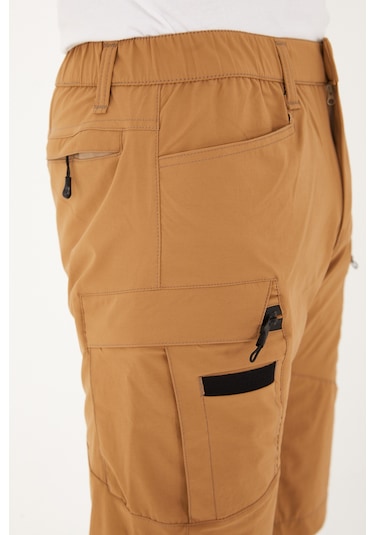 Camp Scoutland Camp725 Outdoor Tactical Su İticili Yazlık Erkek Taktik Şort - Hardal