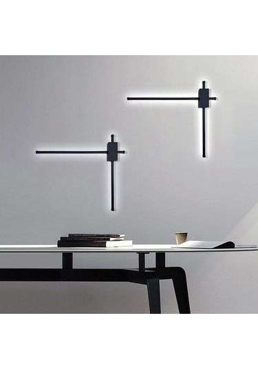Led Duvar Aplik Sword Dock Siyah
