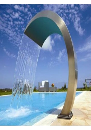 DEV PASLANMAZ 400x800 mm Kobra Model Havuz Şelale AISI 316 Kalite