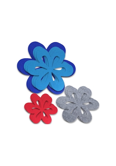 Homyl 12 Parça Placemats Yalıtımlı Pot Tutucular Bardak Çok Renkli