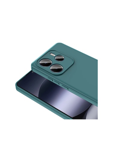 Biriva Home Redmi Note 14 5g Kılıf Mara Lansman Kapak - Koyu Yeşil Yeşil