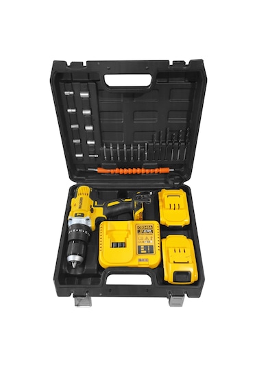 Bulldozer BPT-365X XFuel 36V 5Ah Çift Akülü Darbeli Vidalama Matkap + 24 Parça Set