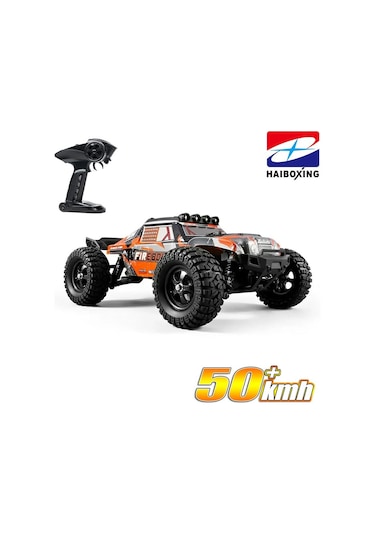Haıboxıng Rc 1/12 901 Firebolt 50+ Km/h Sürat 4x4 Uzaktan Kumandalı Rc Model Araba Rtr Elektrikli 4wd Offroad Truck Turuncu