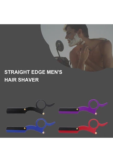 Gajeena Paslanmaz Çelik Erkek Tıraş Bıçağı - Ergonomik Saplı, Taşınabilir Ve Şık