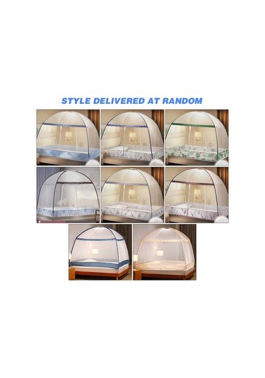 Padalink Pratik Taşınabilir Sineklik, Seyahat Ve Kamp İçin Katlanabilir Yatak Tülü, Rastgele Renk 1.5m Çok Renkli