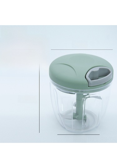 Reedark Evde Bebek Yemeği, Sarımsak Ve Meyve Pureu Hazırlamak İçin El İle Çekmeli Multifonksiyonlı Kesici-mixer Nane Yeşili 900ml Diğer