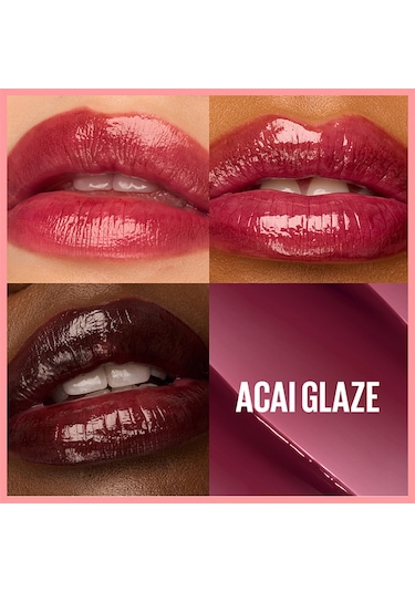 Maybelline New York Lifter Glaze Renkli Dudak Balmı 008 Acai Glaze