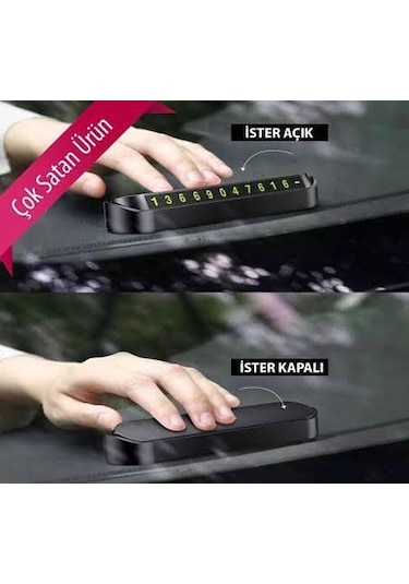 Autokit Fosforlu Lüx Araç Numaratörü