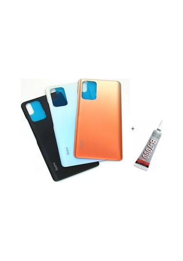 Redmi Note 10 Pro Arka Batarya Pil Kapağı Gri B7000 15 Ml Yapıştırıcı