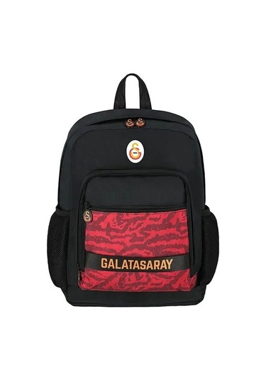 Me 25517 Galata5aray Kolon Detaylı Kamuflaj Sırt Çantası Siyah