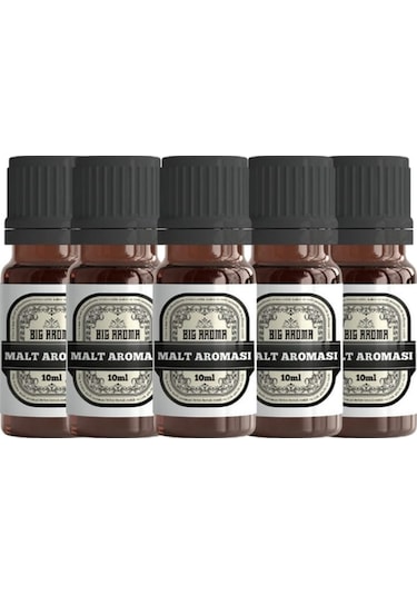 Big Aroma Siyah Viski Malt Aroması Tek Kullanımlık 5 x 10 ML
